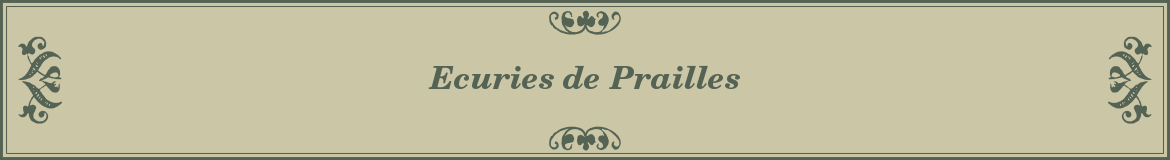 Ecuries de Prailles